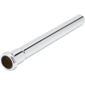 Brass Tubular Extension 1-1/2" x 8" Slip Joint 20-Gauge