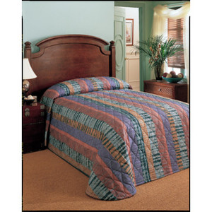 Martex Bedspread Queen 100x118 Throw Style Palmer Multicolor