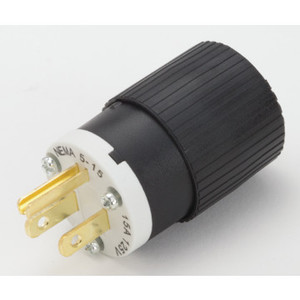 15 Amp Male Straight Blade Plug