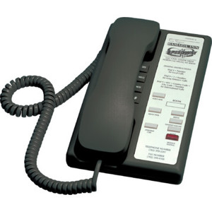 Teledex Nugget Single Line Black Telephone