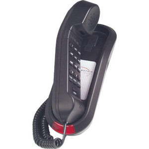 TeleMatrix Trimline Single Line Black Telephone