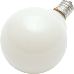 G16-1/2 Bulb Value Light 40W Candelabra White 25pk