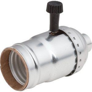 Medium Base Socket Standard Nickel Pack of 4