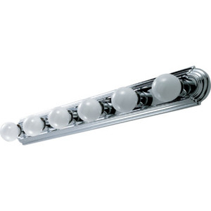 Six-Light Racetrack Fixture Chrome