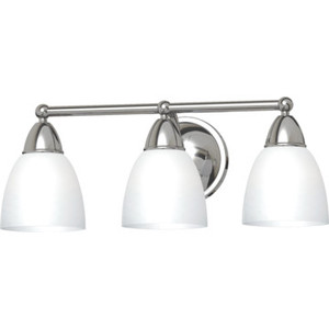 Seasons Anchor Point Two-Light Vanity Chrome Opal White Glass