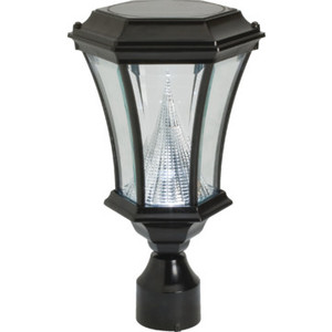 Exterior LED Post Top Fixture Black