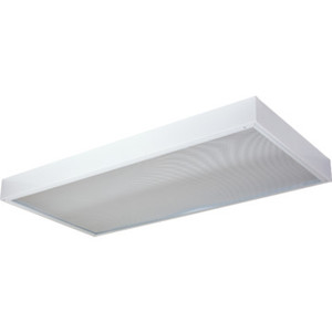 2' X 4' Four-Light 32 Watt T8 Fluorescent Surface Mount Lensed Troffer