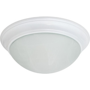 LED Ceiling Fixture, White, 21W