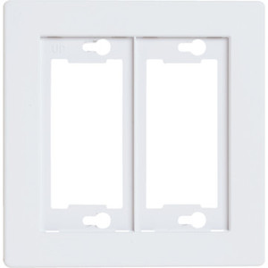 Allure Double Wall Plate - White - Package Of 3
