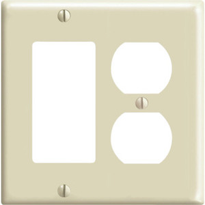 Duplex And Decora Wall Plate - White - Package Of 25