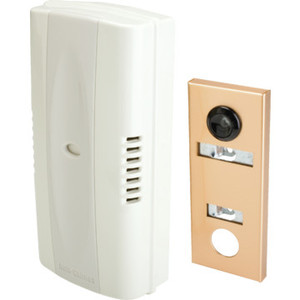 Two-Note Mechanical Door Chime with One-Way Wide Angle Viewing Lens