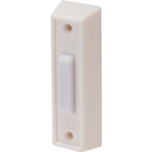 Lighted Door Chime Button - White