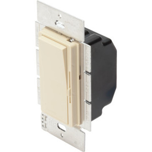Diva CFL/LED Dimmer - 150 Watt CFL/LED Or 600 Watt 1 Pole/3-Way - Ivory