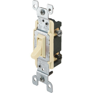 15 Amp 3-Way Quiet Wall Switch - White