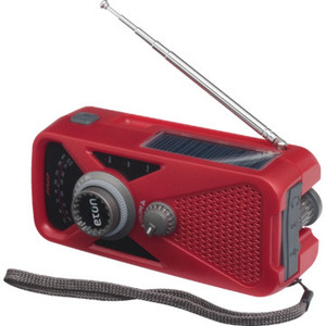 Emergency Preparedness Radio - Hand Crank and Solar Powered - Analog Radio