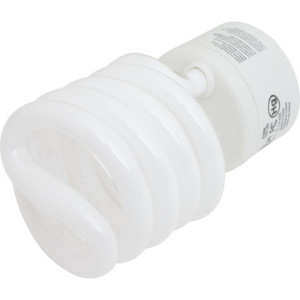 Integrated Compact Fluorescent Bulb Value Light 18W 2700K Twist GU24 Base 12/Pk