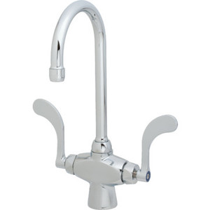 Chicago Faucets Commercial Lavatory Faucet Chrome Two Handle