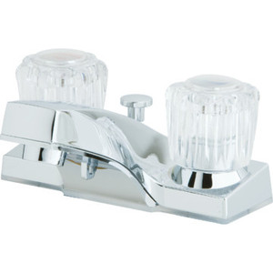 Pfister Pfirst Series Lavatory Faucet Chrome Two Handle With Pop-Up