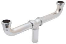 Brass Tubular Center Outlet Kit 1-1/2" x 16" Slip Joint 22-Gauge
