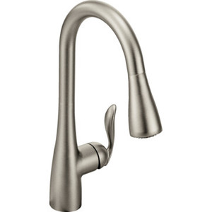 Moen Arbor Kitchen Faucet Stainless Steel Single Handle Pull-Down