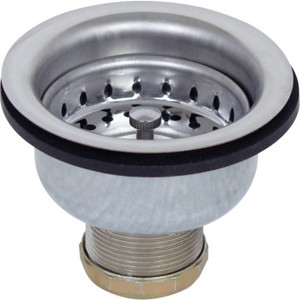 Watts Sink Strainer Specification Double Cup Fits 3-1/2"-4" Opening S/S