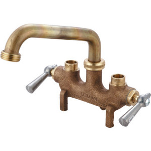 Central Brass Laundry Faucet Rough Cast BrassTwo Handle