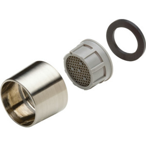 Seasons Two Handle Kitchen Faucet Brushed Nickel Aerator 2.2 GPM