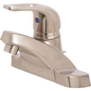 Aspen Euroloop Lavatory Faucet Brushed Nickel Single Handle With Pop-Up