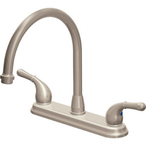 Seasons Raleigh Kitchen Faucet Brushed Nickel Two Handle