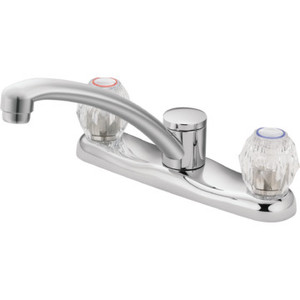 Moen Chateau Kitchen Faucet Chrome Two Handle