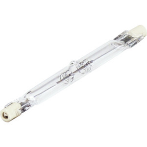 Halogen Bulb Value Light 300W T3 Double Ended Base Clear 2pk
