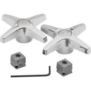 Fit All Cross Handle Chrome 2Pk