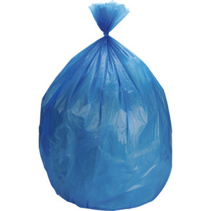 33 Gallon 14 Mic Blue High Density Trash Bag Case Of 250