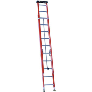 Louisville Ladder 20 Foot Fiberglass Extension Ladder With Pro Top