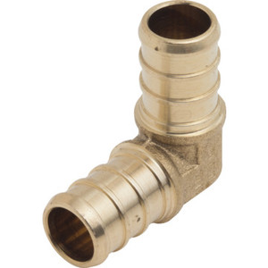 Sharkbite PEX/Barb Fitting 90# Elbow 1/2 x 1/2