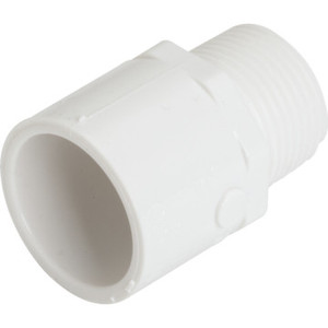 Schedule 40 PVC Male Adapter Slip x MIP - 3/4" x 3/4" "Package of 10"