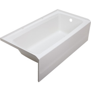 Swan Veritek Fiberglass Bathtub Right-Hand Drain