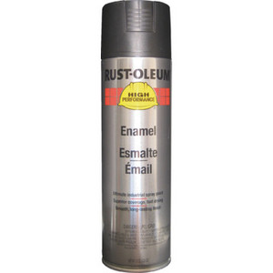 15 Oz Rust-Oleum High Performance Enamel Semi Gloss Spray Paint - Black 6/Cs