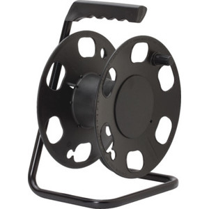 Cord Reed Storage Wheel with Stand- 100' Capacity - Black