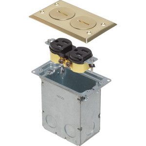 Raco Duplex Floor Box Kit