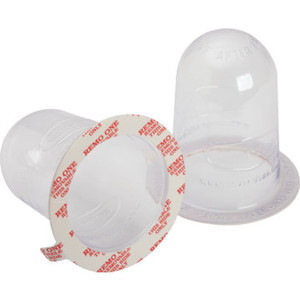 Coverdome Fire Sprinkler Adhesive Ring Cover 100/Pk