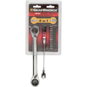 GearWrench 13-Piece QuadBox Double Box Metric Ratcheting Wrench Set