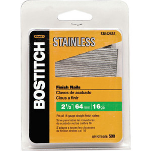 Bostitch 2-1/2 16-Ga Brad Nails 500/pk