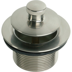 Drain Assembly Lift And Turn 1-7/8" OD 1-1/2" ID Coarse Thread Brushed Nickel