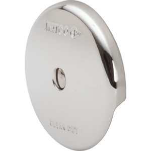 Watco Bathtub 1-Hole Overflow Plate To Retrofit 1 Or 2 Hole Existing CP