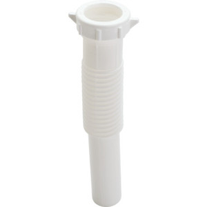 PVC Tubular Tailpiece Threaded 1-1/4" x 9" Flexible " Package of 2"
