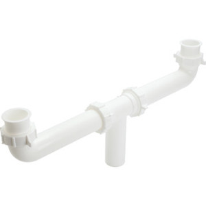 PVC Tubular Center Outlet Kit 1-1/2" x 16" Flanged Or Slip Joint