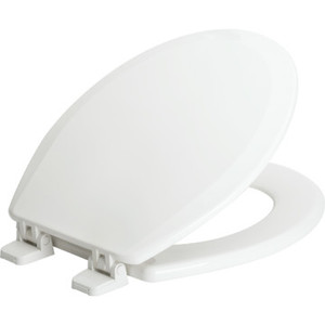 Centoco Wood Elongated Toilet Seat Plastic Over Wood Core Extends Useful Life
