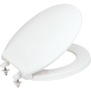 Centoco Plastic Round Toilet Seat Heavy-Duty 440STS