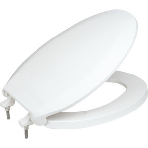 Centoco Plastic Elongated Toilet Seat Heavy-Duty 800STS